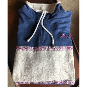 Vintage half-zip sweatshirt